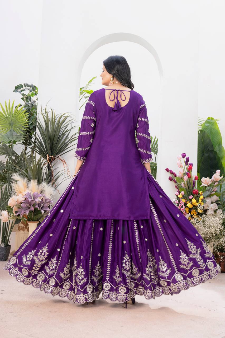 The Rani Pink Ceremonial Heritage Gharara